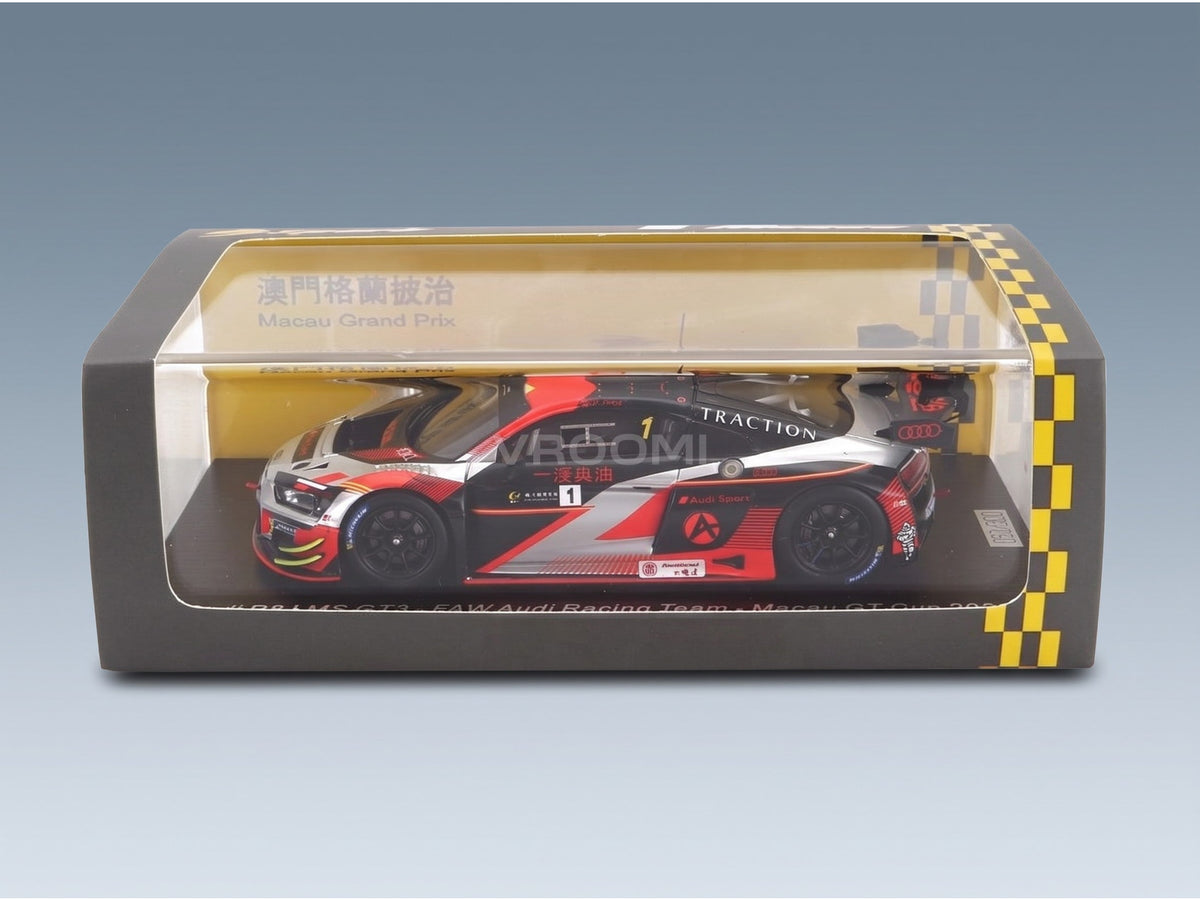 Audi R8 LMS GT3 Team FAW Audi Racing Team No. 1 Cheng Cong Fu GT Cup Macau 2022 Spark Model 1:43 scale model - original packaging