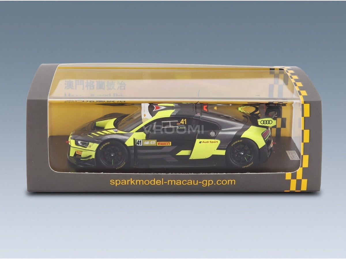 Audi R8 LMS GT3 Team Audi Sport Asia Absolute No. 41 7th FIA GT World Cup Macau 2023 Christopher Haase Spark Model 1:43 scale model - original packaging
