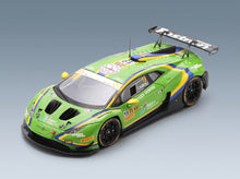 LAMBORGHINI - HURACAN GT3 EVO2 TEAM SJM VSR THELDORE RACING N 19 FIA GT WORLD CUP MACAU 2024 MATTEO CAIROLI - GREEN YELLOW - front three-quarter view