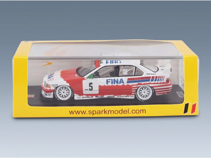 BMW 3-Series 318iS Team BMW Fina Bastos No. 5 3rd 24h Spa Jean Michel Martin Patrick Slaus Altfried Heger 1994 Spark Model 1:43 scale model - original packaging