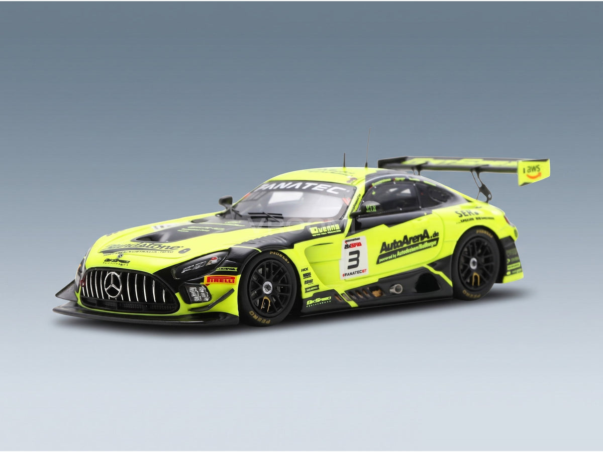 Mercedes-AMG GT3 Team GetSpeed No. 3 F. Scholze K. Heyer P. Assenheimer A. Peroni 24h Spa 2023 Spark Model 1:43 scale model - front three-quarter view
