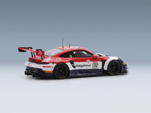 Porsche 911 992 GT3 R GMG Racing No. 132 Wadhington Sofronas Long Bleekemolen 24h Spa 2023 Spark Model 1:43 - rear three-quarter view