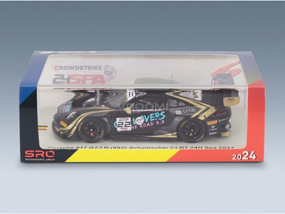 Porsche 911 992 GT3 R Team Schumacher CLRT No. 22 Ayhancan Guven Laurin Heinrich Dorian Boccolacci 24h Spa 2024 Spark Model 1:43 scale model - original packaging