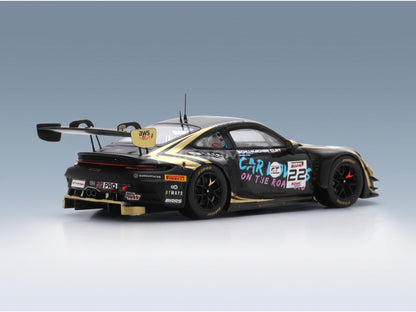 Porsche 911 992 GT3 R Team Schumacher CLRT No. 22 Ayhancan Guven Laurin Heinrich Dorian Boccolacci 24h Spa 2024 Spark Model 1:43 scale model - rear three-quarter view