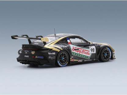 Porsche 911 992 GT3 Cup No. 98 Dorian Boccolacci France Champion Porsche Carrera Cup 2023 Spark Model 1:43 scale model - rear three-quarter view