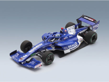 Dallara SF23 TRD 01F Realize Corporation Kondo Racing No. 3 Kenta Yamashita Super Formula 2024 Spark Model 1:43 scale model - front three-quarter view