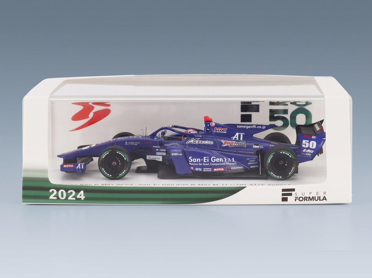 Dallara SF23 HR-417-E M-TEC Team B-Max Racing No. 50 Iori Kumura Super Formula 2024 Spark Model 1:43 - original packaging