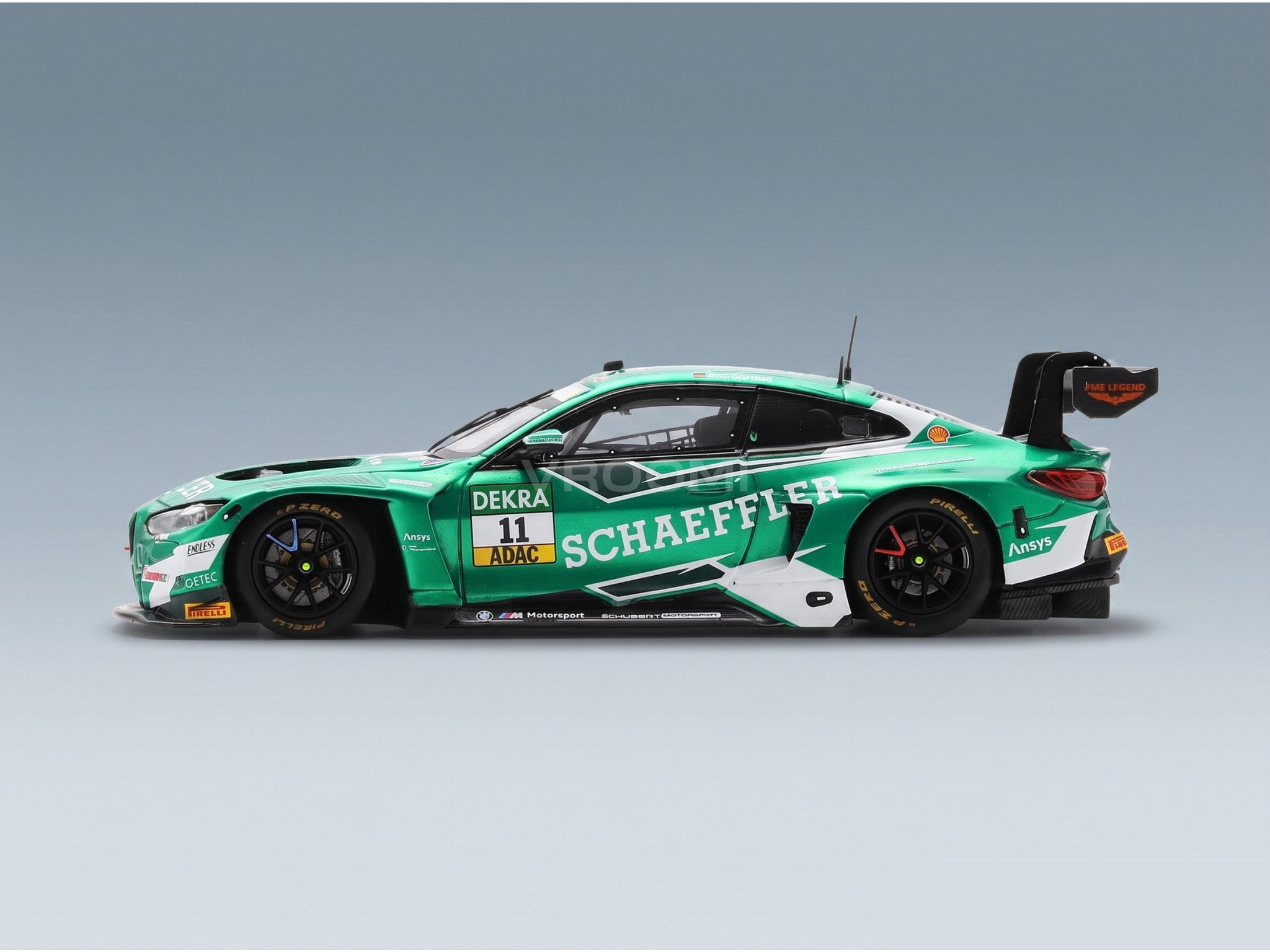 BMW M4 GT3 EVO Schubert Motorsport No. 11 Marco Wittmann DTM 2025 Spark Model 1:43 scale model - side view