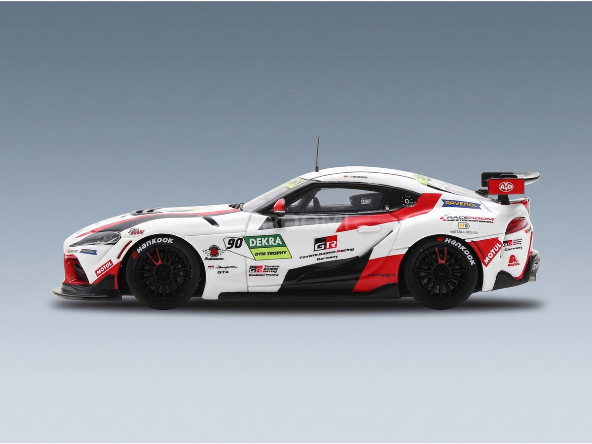 Toyota Supra GR GT4 Toyota Gazoo Racing No. 90 Tim Heinemann Europe Champion DTM Trophy 2022 Spark Model 1:43 scale model - side view