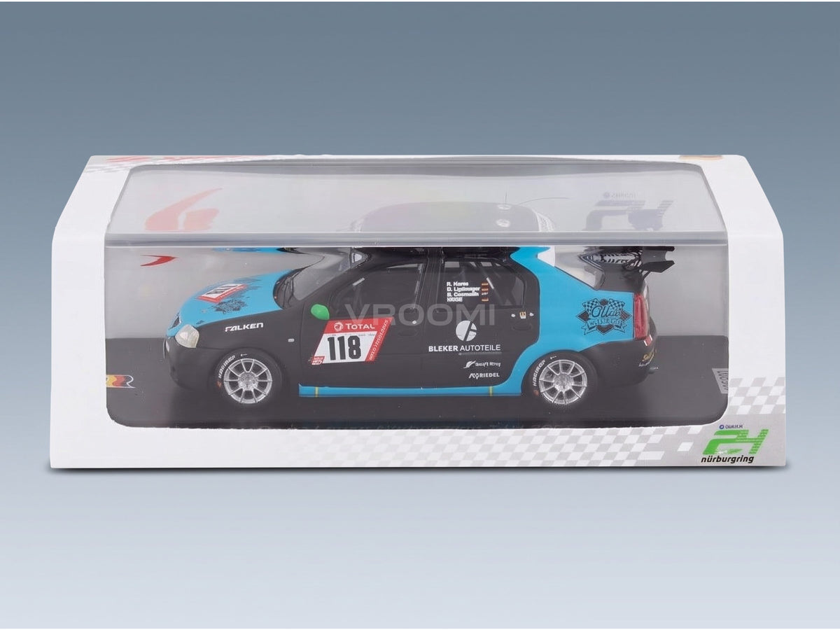 Dacia Logan Team Swiftwing.de No. 118 Oliver Kriese Michael Lachmayer Mikhail Charoudin 24h Nürburgring 2021 Spark Model 1:43 scale model - original packaging
