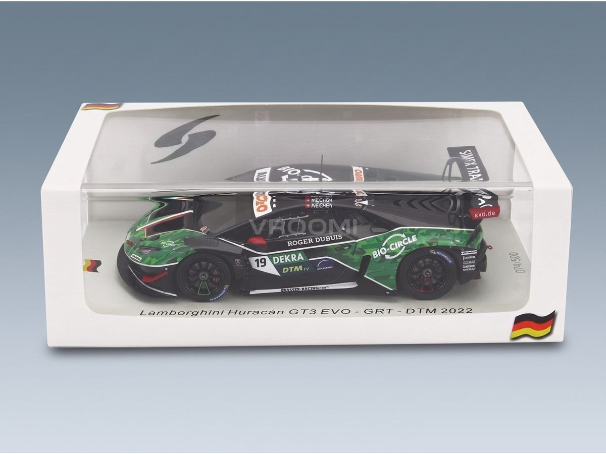 Lamborghini Huracán GT3 EVO GRT No. 19 Rolf Ineichen DTM 2022 Spark Model 1:43 scale model - original packaging