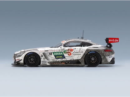 Mercedes-AMG GT3 EVO Mücke Motorsport No. 18 Maximilian Buhk DTM 2022 Spark Model 1:43 scale model - side view