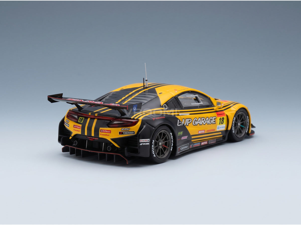 Honda NSX GT3 Team Up Garage No. 188 GT300 Class Takashi Kobayashi Kosuke Matsuura Super GT 2020 Spark Model 1:43 scale model - rear three-quarter view