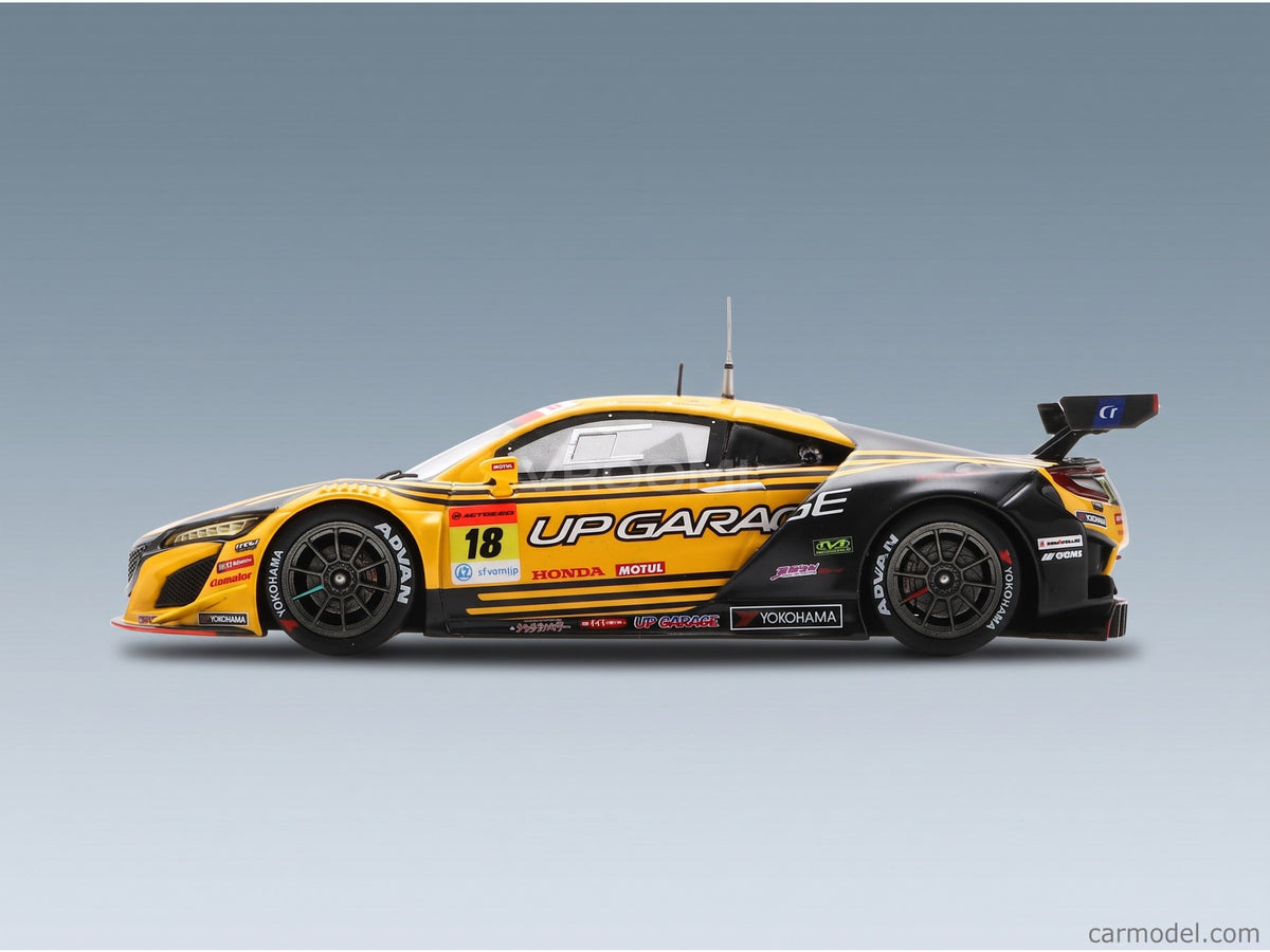 Honda NSX GT3 Team Up Garage No. 188 GT300 Class Takashi Kobayashi Kosuke Matsuura Super GT 2020 Spark Model 1:43 scale model - side view