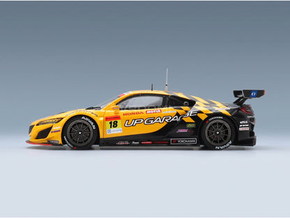 Honda NSX GT3 Team Up Garage No. 18 Takashi Kobayashi Teppei Natori GT300 Super GT 2021 Spark Model 1:43 scale model - side view