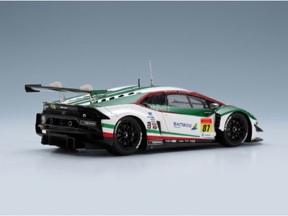 Lamborghini Aventador GT3 Team JLOC No. 87 GT300 Super GT 2022 K. Mtsuura N. Sakaguchi Spark Model 1:43 scale model - rear three-quarter view