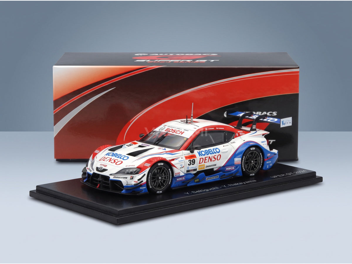 Toyota Supra GR Team TGR SARD No. 39 GT500 Class Super GT Yuhi Sekiguchi Yuichi Nakayama 2024 Spark Model 1:43 scale model - original packaging
