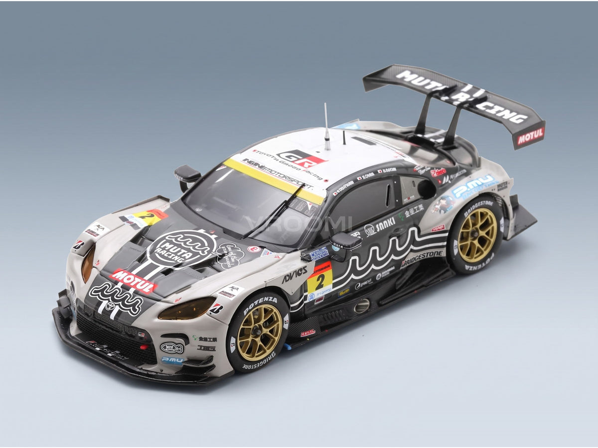 Toyota GR86 GT Team Muta Inging Racing No. 2 Yuui Tsutsumi Hibiki Taira GT300 Class Super GT 2024 Spark Model 1:43 scale model - front three-quarter view