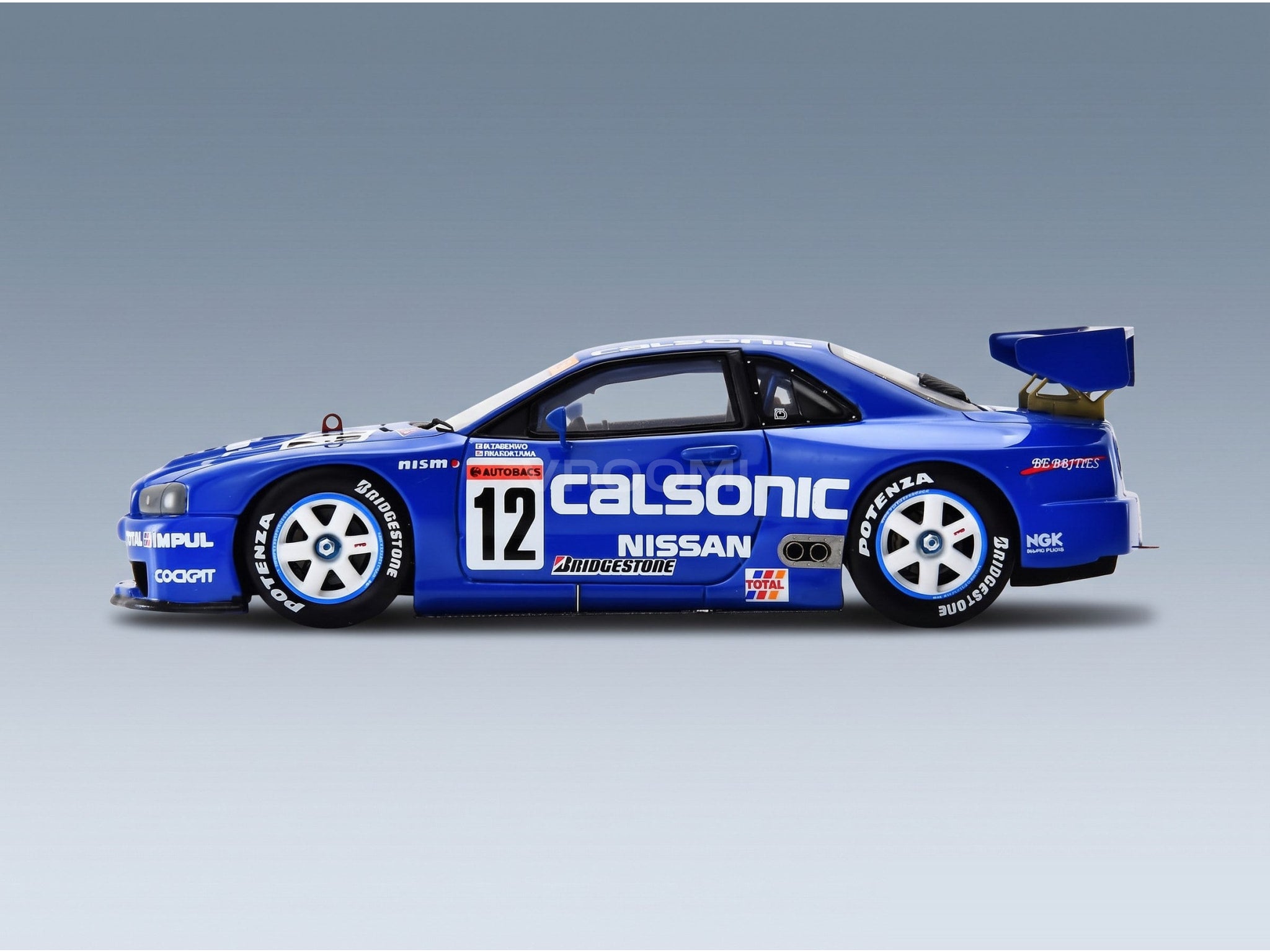 Calsonic Nissan Skyline R34 GT500 1999 1:43 Scale Model
