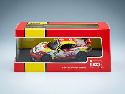 Porsche 718 Cayman GT4 CS W&S Motorsport No. 982 Duffner Krombach Kunz Weber Winner Cup 3 AM 24h Nürburgring 2026 IXO Models 1:43 scale model - original packaging