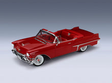 Cadillac Series 62 Convertible Open 1957 Dakotah Red Stamp Models 1:18 scale model - front three-quarter view