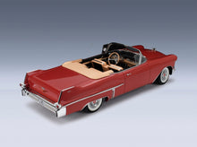 Cadillac Series 62 Convertible Open 1957 Dusty Rose Metallic Stamp Models 1:18 scale model - rear three-quarter view