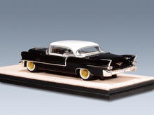 Cadillac Eldorado Seville Prototype 1956 Black White Stamp Models 1:43 scale model - rear three-quarter view