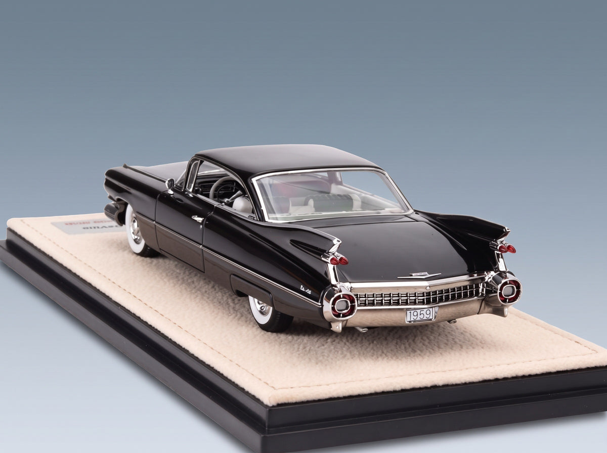 Cadillac Coupe de Ville 1959 Black Stamp Models 1:43 scale model - rear three-quarter view