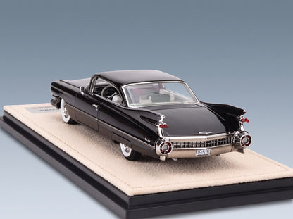 Cadillac Coupe de Ville 1959 Black Stamp Models 1:43 scale model - rear three-quarter view