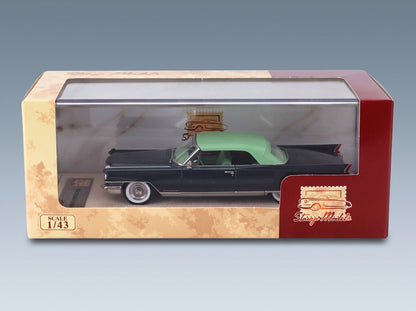 Cadillac Eldorado Biarritz Cabriolet Closed 1963 Two-Tone Green Stamp Models 1:43 scale model - closed box