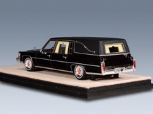 Cadillac Superior Hearse 1980 Black Stamp Models 1:43 scale model - rear three-quarter view