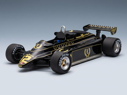 Lotus F1 91 No. 12 Nigel Mansell British GP 1982 Tecnomodel 1:18 scale model - front three-quarter view