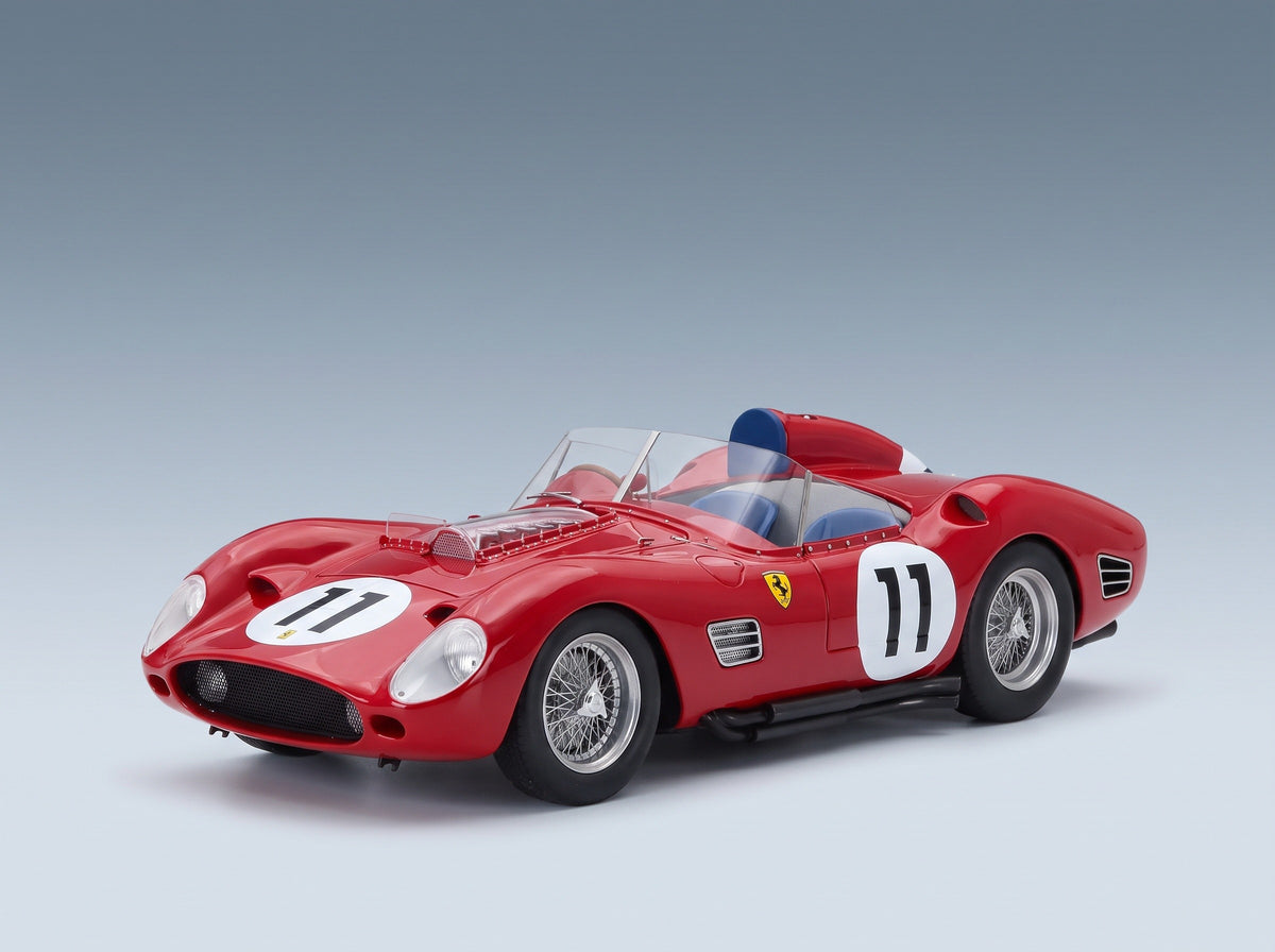 Ferrari 250 TR Scuderia Ferrari SpA No. 11 Frère Gendebien Winner 24h Le Mans 1960 Tecnomodel 1:18 scale model - front three-quarter view