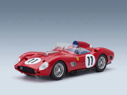 Ferrari 250 TR Scuderia Ferrari SpA No. 11 Frère Gendebien Winner 24h Le Mans 1960 Tecnomodel 1:18 scale model - front three-quarter view