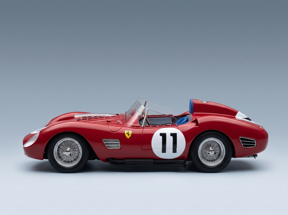 Ferrari 250 TR Scuderia Ferrari SpA No. 11 Frère Gendebien Winner 24h Le Mans 1960 Tecnomodel 1:18 scale model - side view