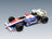 Toleman TG184 Hart Turbo No. 20 Pierluigi Martini Practice Italian GP 1984 with Showcase Tecnomodel 1:18 scale model - front three-quarter view