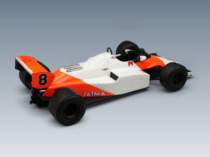 McLaren F1 MP4/1C No. 8 Niki Lauda USA Long Beach GP 1983 Tecnomodel 1:18 scale model - rear three-quarter view