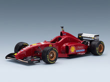Ferrari F310 No. 2 Eddie Irvine Spanish GP 1996 Rain Tyres Tecnomodel 1:18 scale model - front three-quarter view