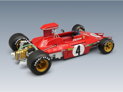 Ferrari F1 312 B3 No. 4 Arturo Merzario USA Watkins Glen GP 1973 Tecnomodel 1:18 scale model - rear three-quarter view
