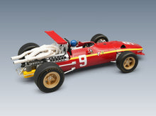 Ferrari F1 312 Scuderia Ferrari No. 9 Jacky Ickx Nürburgring GP 1968 with Driver Tecnomodel 1:18 scale model - rear three-quarter view