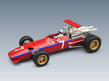 Ferrari F1 312 Scuderia Ferrari No. 7 Derek Bell Watkins Glen GP 1968 with Driver Tecnomodel 1:18 scale model - front three-quarter view