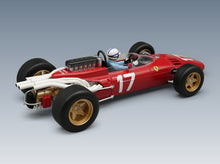 Ferrari 312 F1 No. 17 John Surtees Monaco GP 1966 with Driver Figure Tecnomodel 1:18 scale model - rear three-quarter view