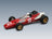 Ferrari 312 F1-66 No. 10 Mike Parkes Nürburgring GP 1966 with Driver Tecnomodel 1:18 scale model - front three-quarter view