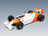 McLaren F1 MP4/1B Ford Cosworth No. 7 John Watson Monaco GP 1982 with Driver Tecnomodel 1:18 scale model - front three-quarter view