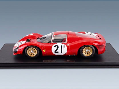 Ferrari 330 P3 Ferrari SEFAC No. 21 Bandini Guichet 24h Le Mans 1966 Top Marques 1:12 scale model - side view