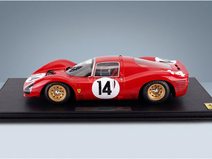 Ferrari 330 P3 Ferrari SEFAC No. 14 Parkes Surtees Winner 1000 km Monza 1966 Top Marques 1:12 scale model - side view