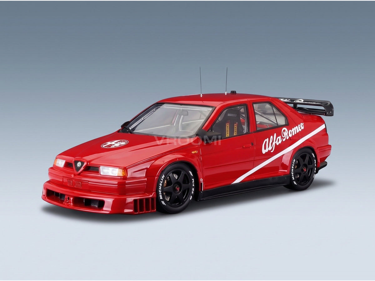 Alfa Romeo 155 V6 TI No. 0 Presentation DTM 1993 Top Marques 1:18 scale model - front three-quarter view