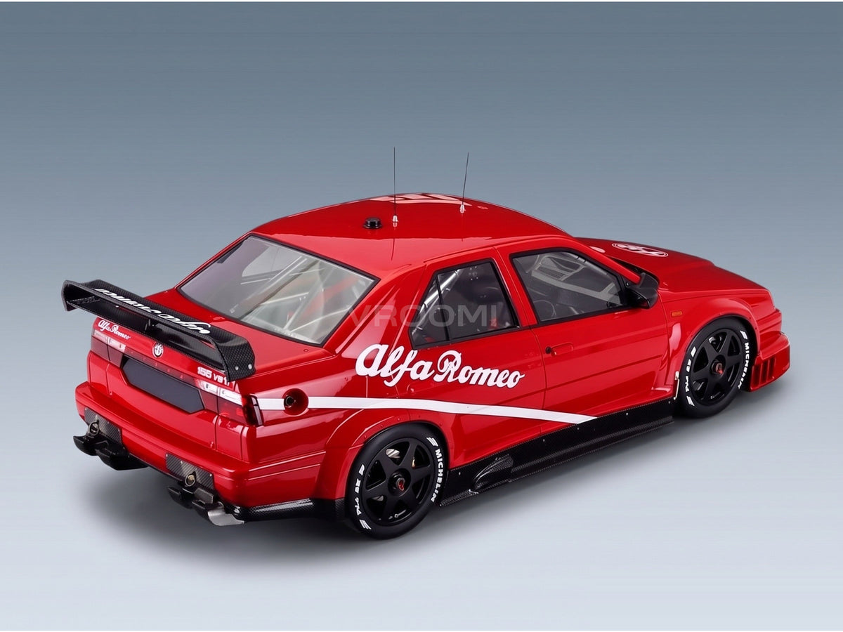 Alfa Romeo 155 V6 TI No. 0 Presentation DTM 1993 Top Marques 1:18 scale model - rear three-quarter view