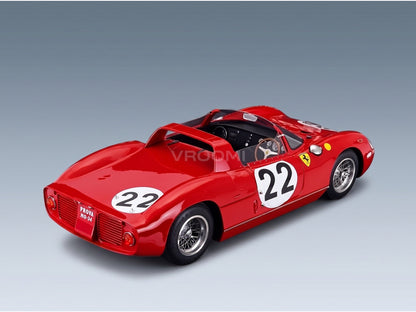 Ferrari 275 P Ferrari SEFAC No. 22 Baghetti Maglioli 24h Le Mans 1964 Top Marques 1:18 scale model - rear three-quarter view