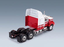 GMC General Tractor Truck 3-Axle 1980 Red White IXO Models 1:43 scale model - rear three-quarter view